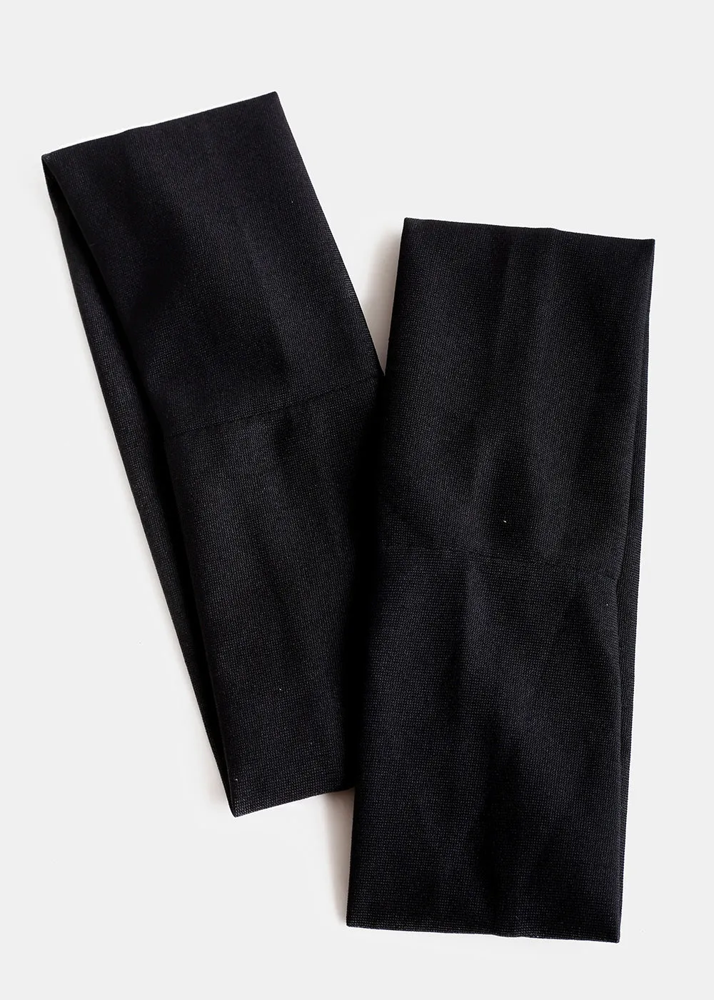 2 Piece Black Stretchy Headband