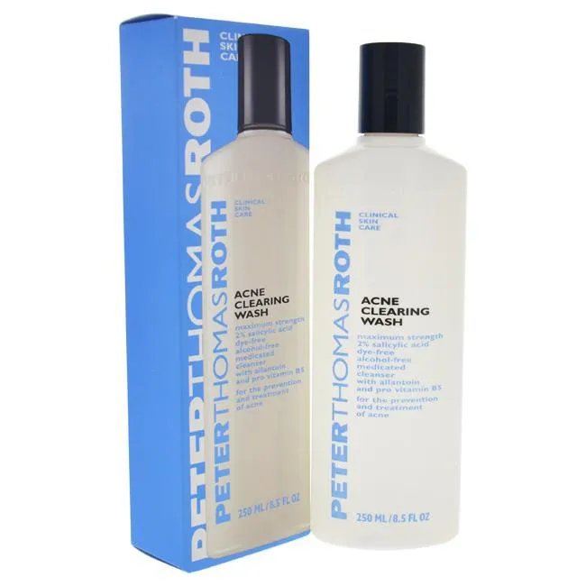 Acne Clearing Wash by Peter Thomas Roth for Unisex - 8.5 oz Cleanser