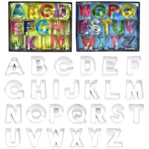 Alphabet Cookie Cutter Set Deluxe