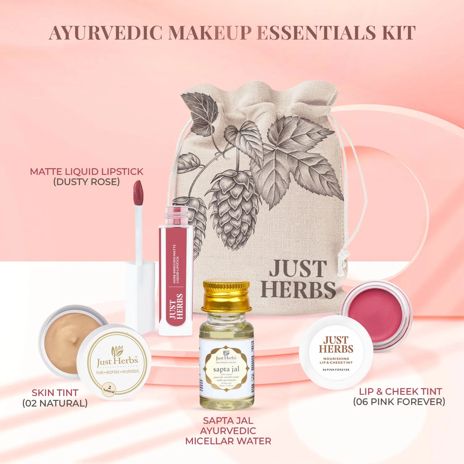 Ayurvedic Make-up Essentials Kit - Just Herbs