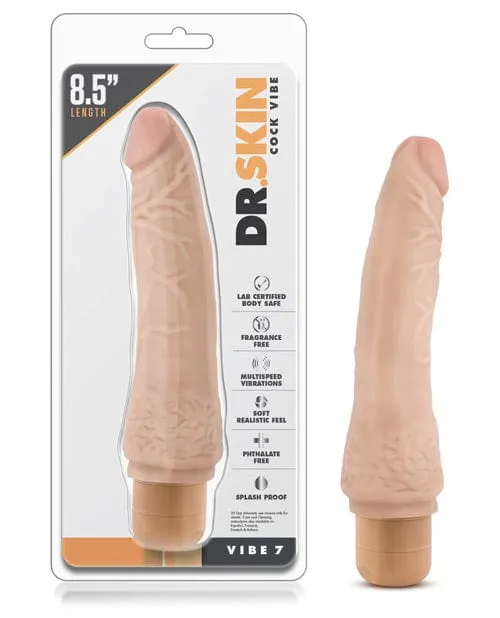 Blush Dr. Skin Vibe 8.5" Dong #7 - Beige