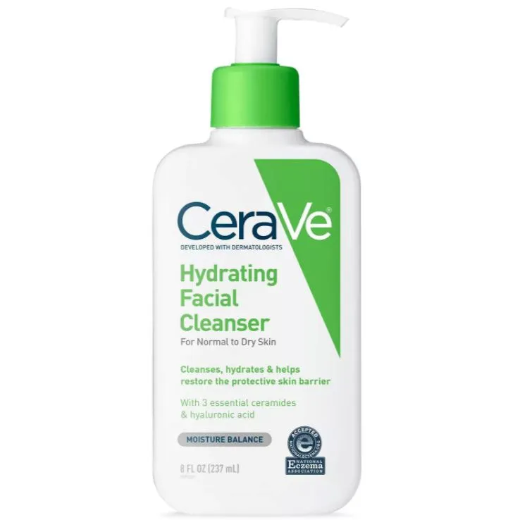 CeraVe Hydrating Facial Cleanser for Normal to Dry Skin