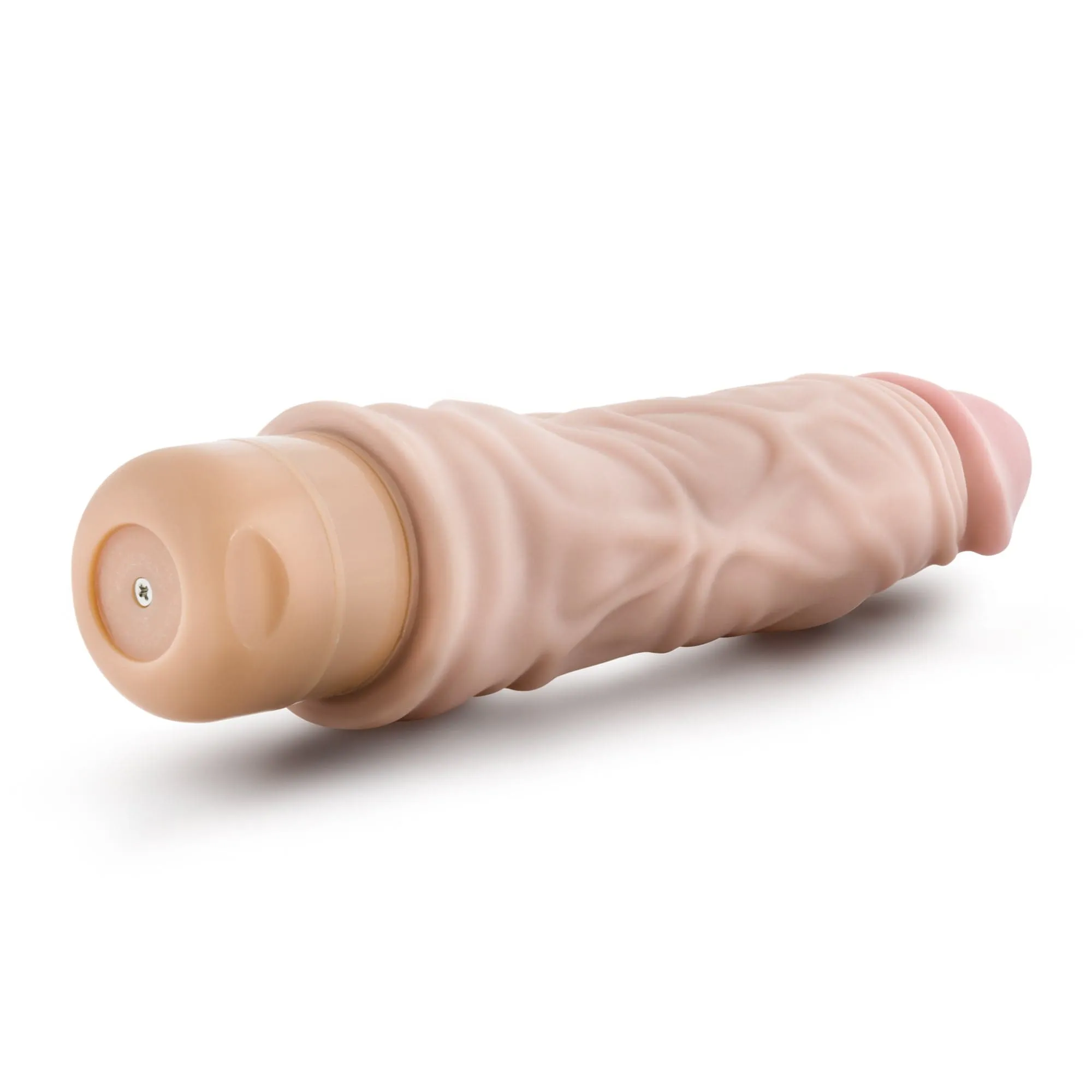 Dr Skin Cock Vibe 10 8.5in Vibrating Cock Beige