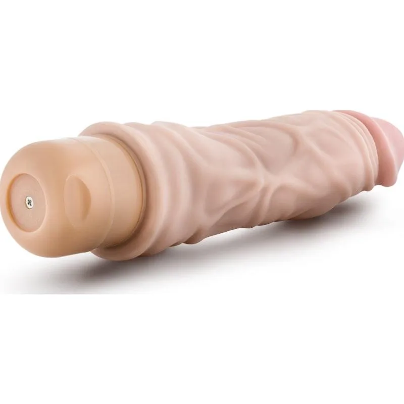 Dr Skin Cock Vibe 10 8.5in Vibrating Cock Beige