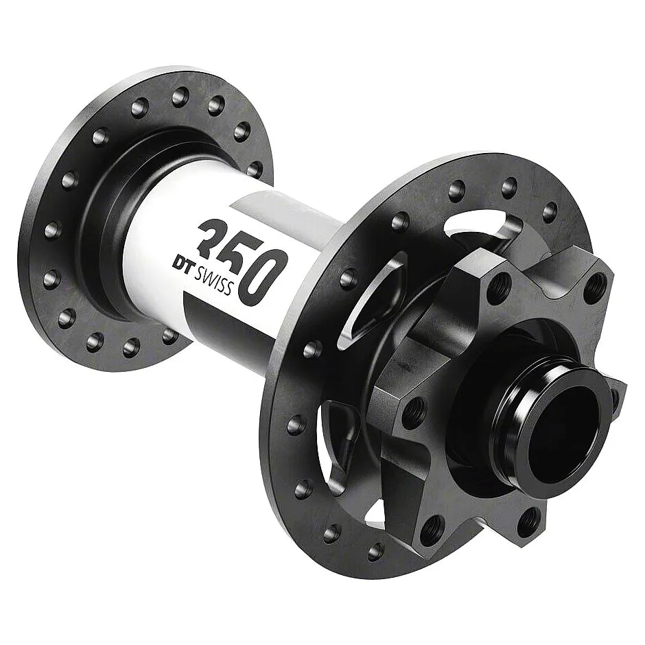 DT Swiss 350 Front Hub 15x110mm Boost 6-Bolt Black 32H