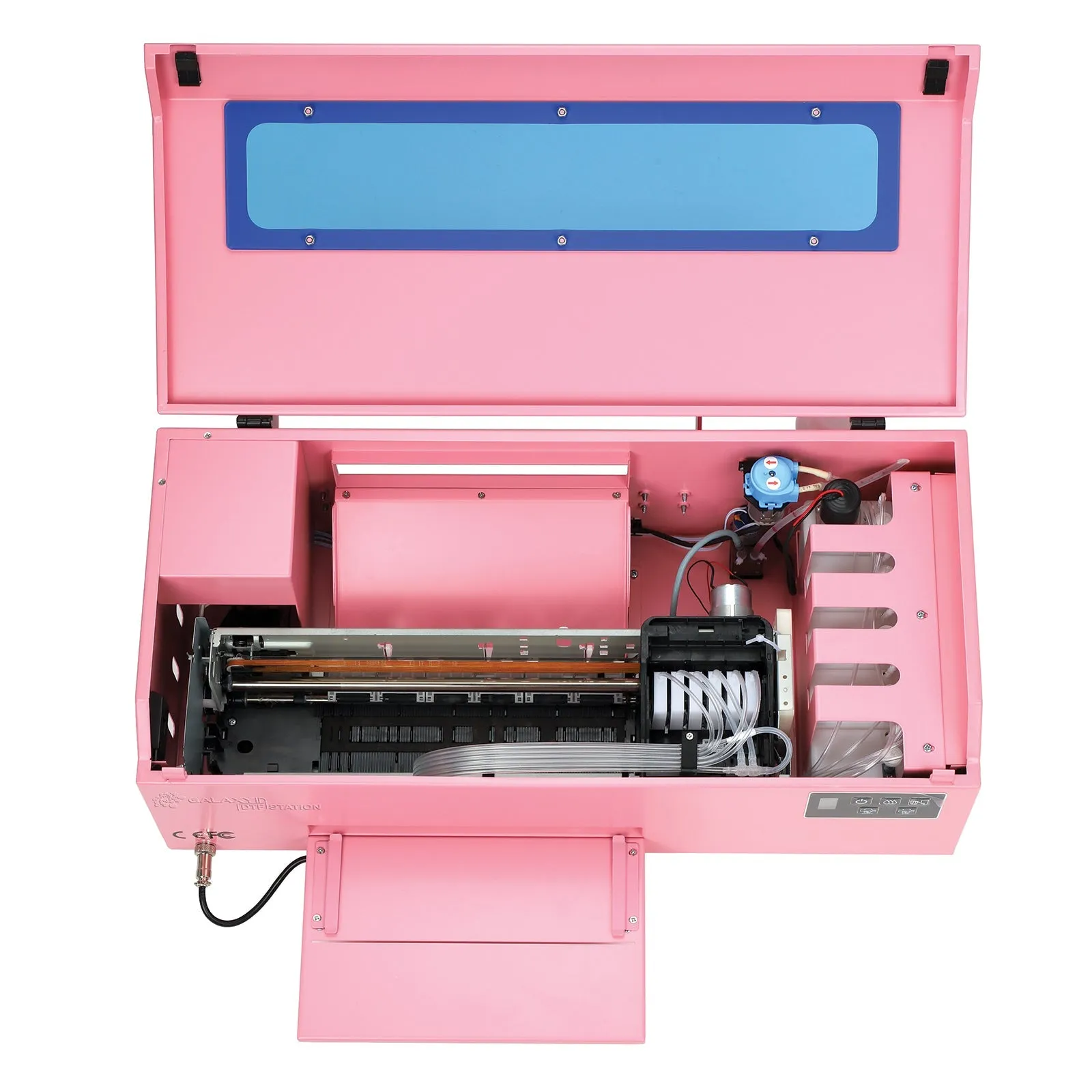 DTF Station Prestige A4 DTF Printer with Ink, Film, and Supplies - Pink