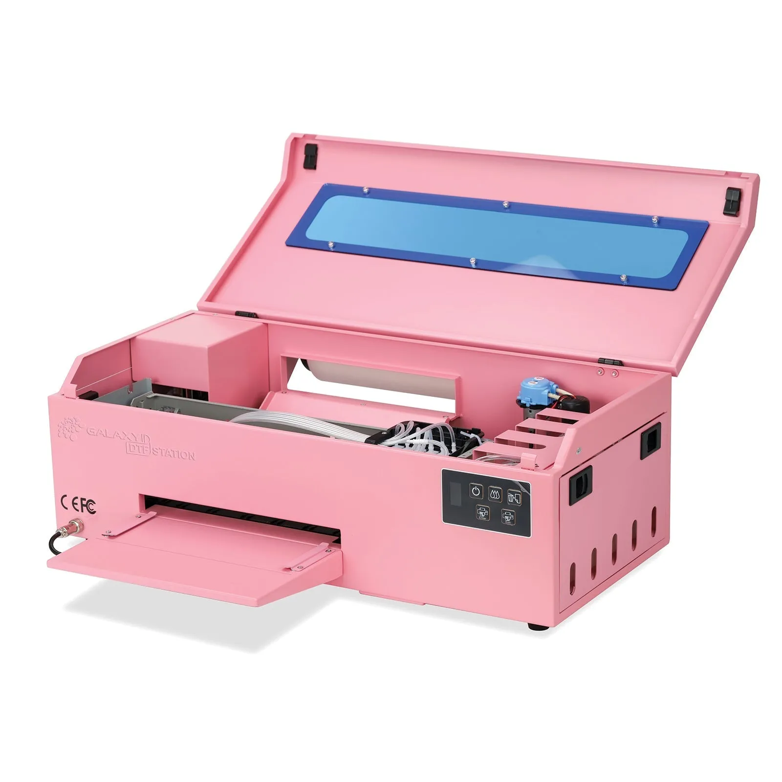 DTF Station Prestige A4 DTF Printer with Ink, Film, and Supplies - Pink