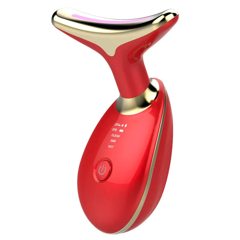 EMS LED Thermal Neck Lifting and Tighten Massager