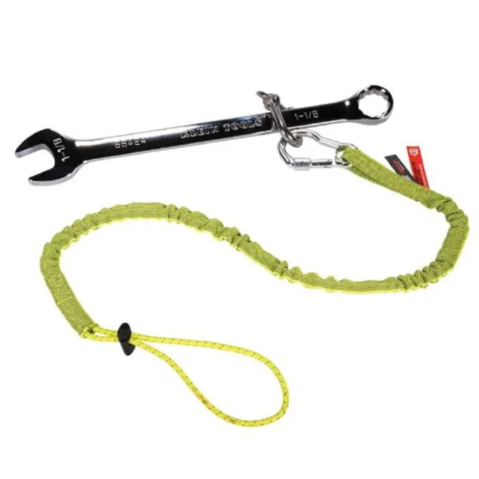 Ergodyne Squids 3100 Single Carabiner Tool Lanyard - 10lbs, Lime, Standard, Box of 6