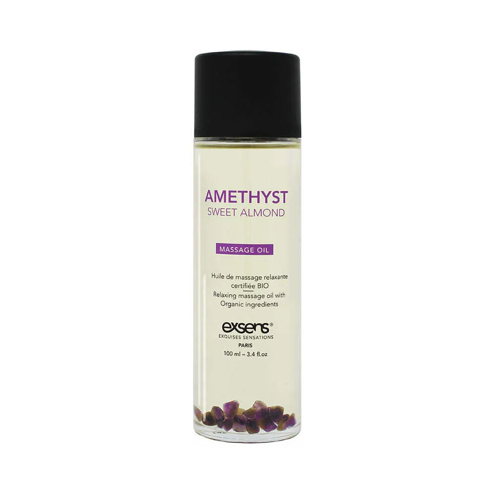 Exsens Massage Oil Amethyst Sweet Almond 3.4 oz.