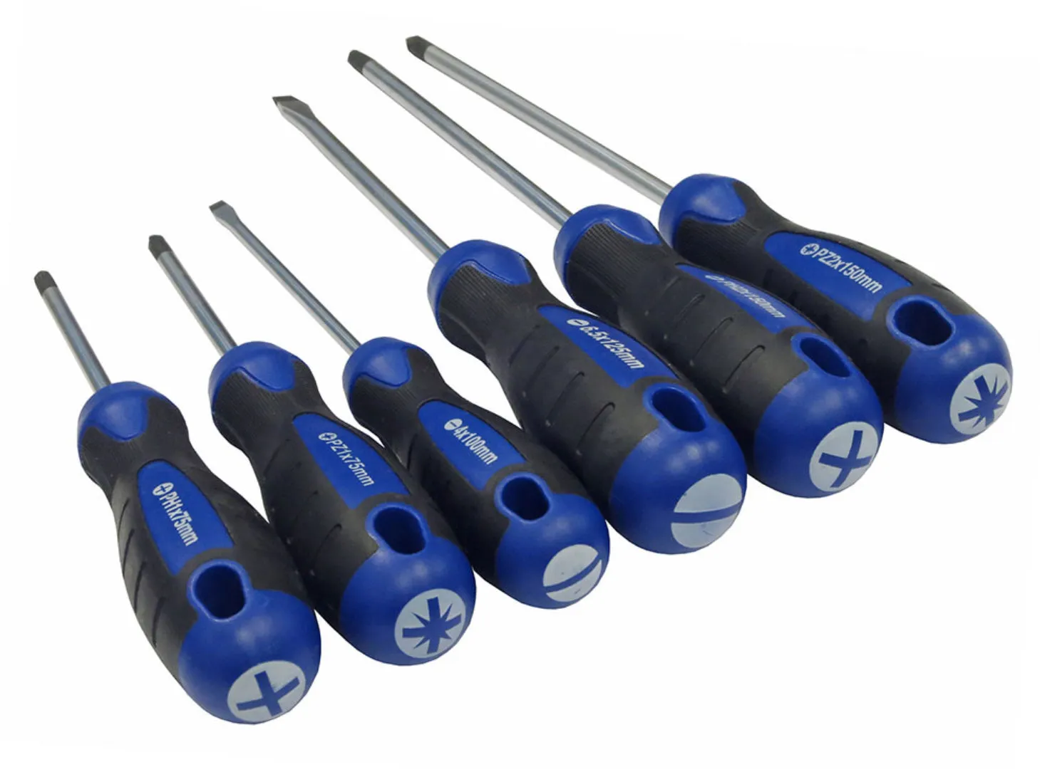 Faithfull Soft Grip Screwdriver Boxed Set 6 Pack