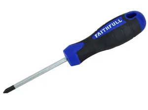 Faithfull Soft Grip Screwdriver - Phillips