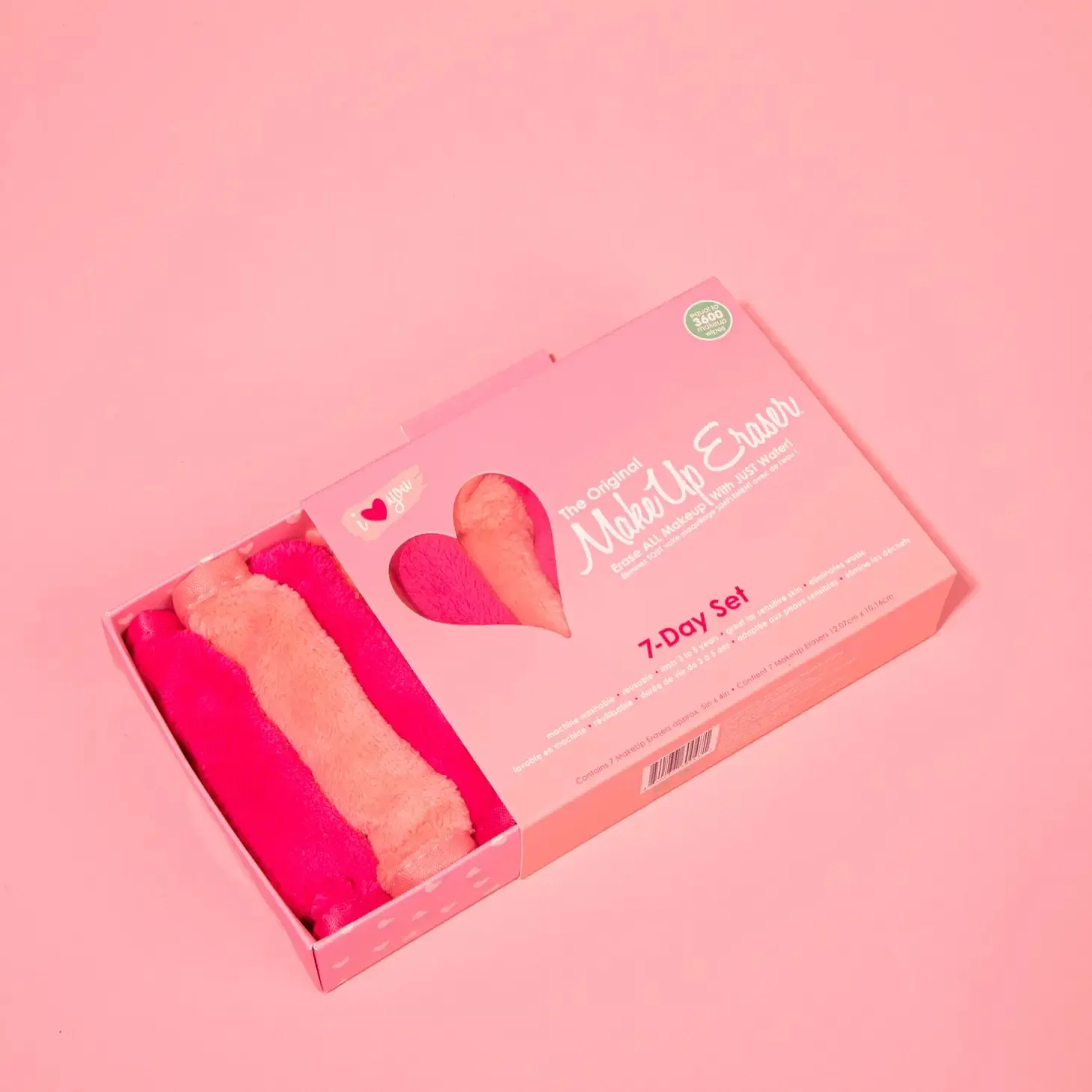 Hearts 7-Day Set Makeup Eraser