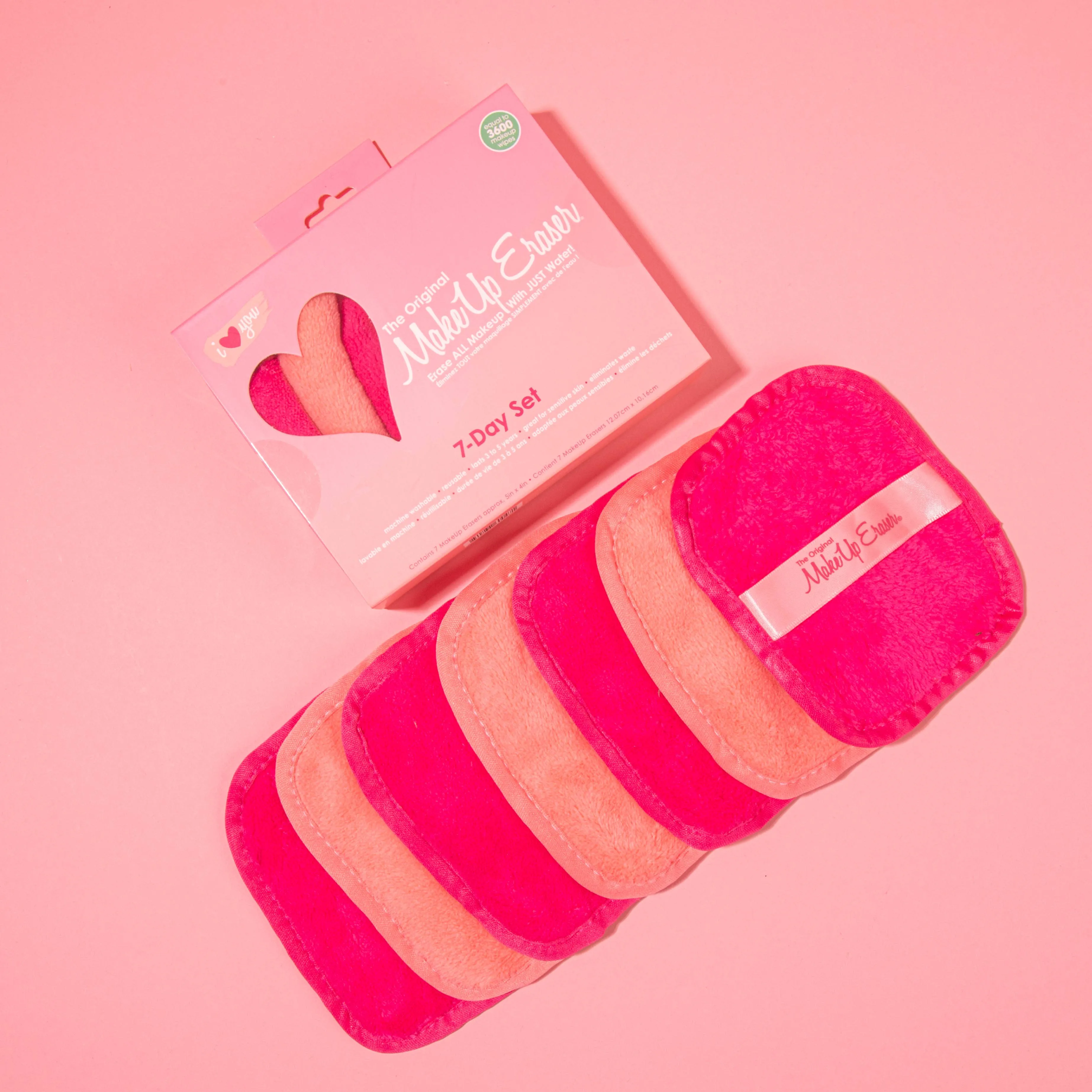 Hearts 7-Day Set Makeup Eraser