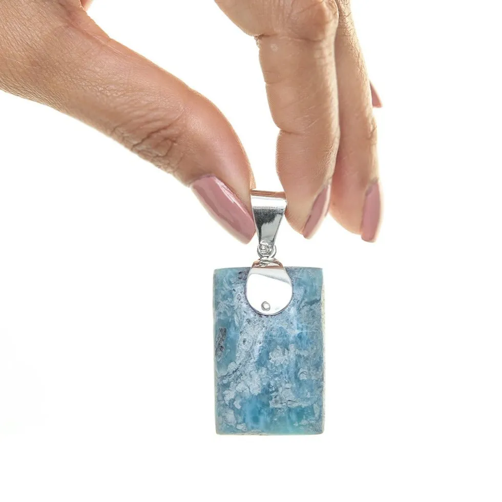 Larimar Specimen Pendant Drew