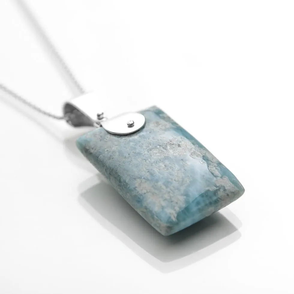 Larimar Specimen Pendant Drew