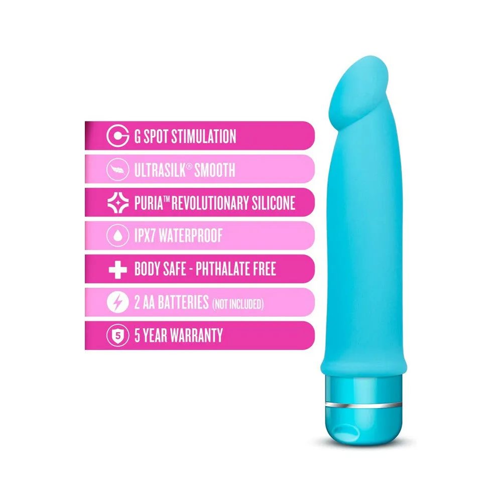 Luxe Purity Silicone Vibrator Blue