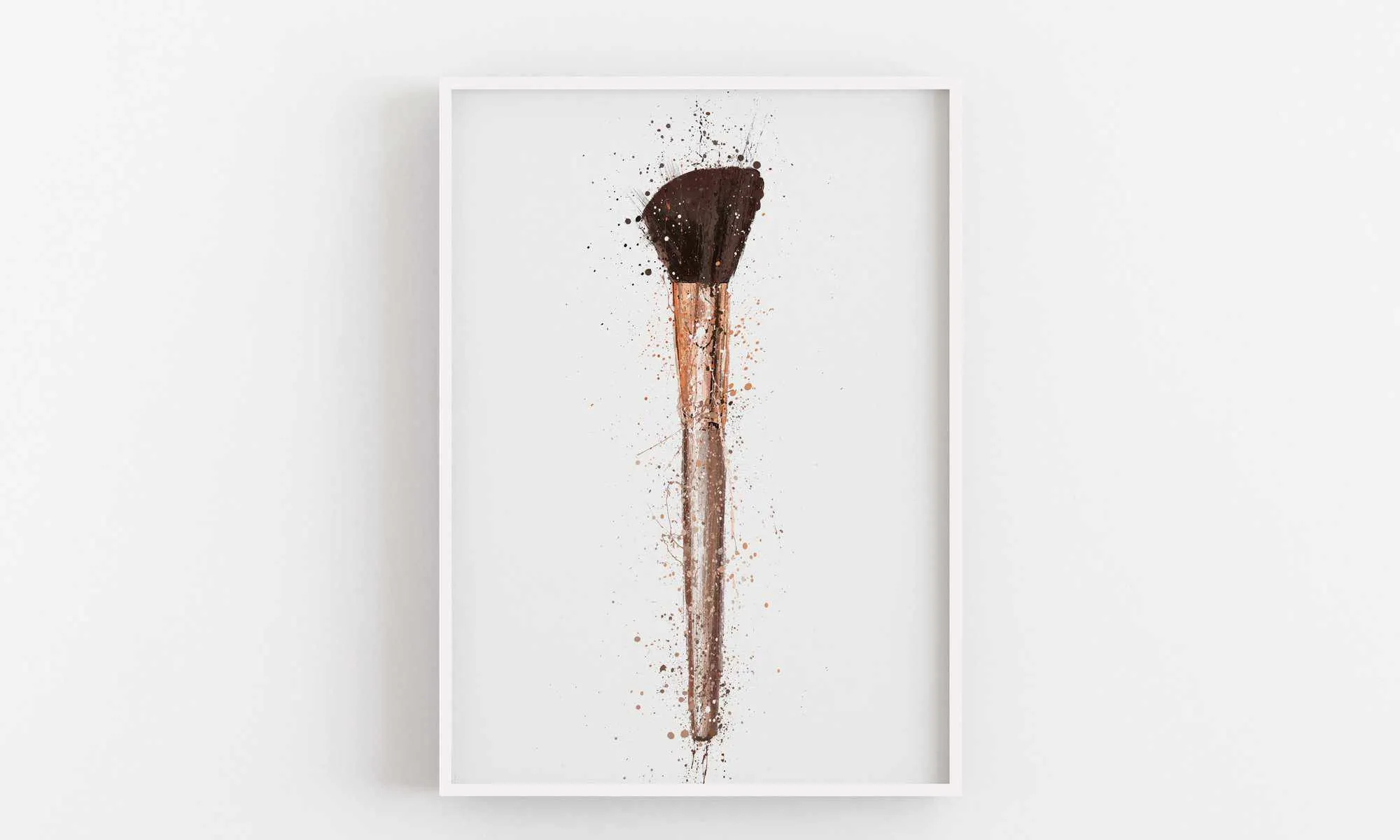 Makeup Brush Wall Art Print 'Contour'