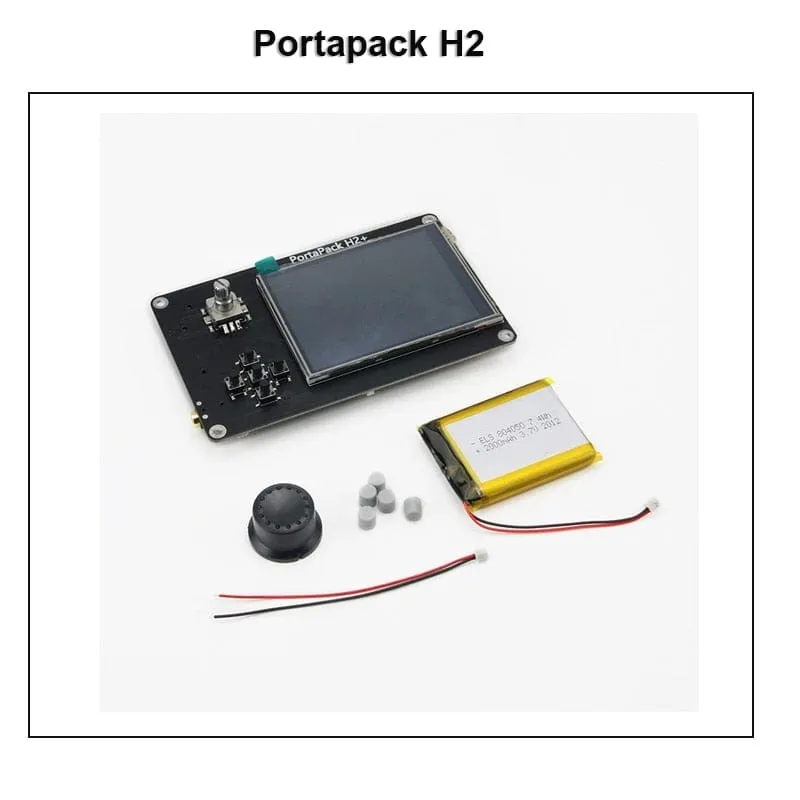 Mayhem Portapack H2 Hackrf One SDR Software Defined Radio 1MHz-6GHz Optional Metal Case Antennas kits DIY Fast Assemble