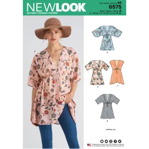 Newlook Pattern 6575 Misses' Tunics