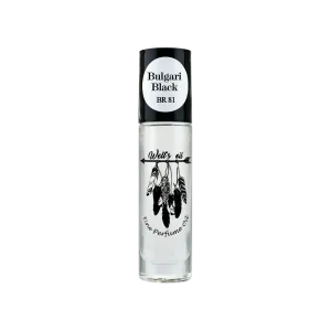 Perfume Oil Roll-On 0.33 fl Oz Inspired By Bulgari Black Type