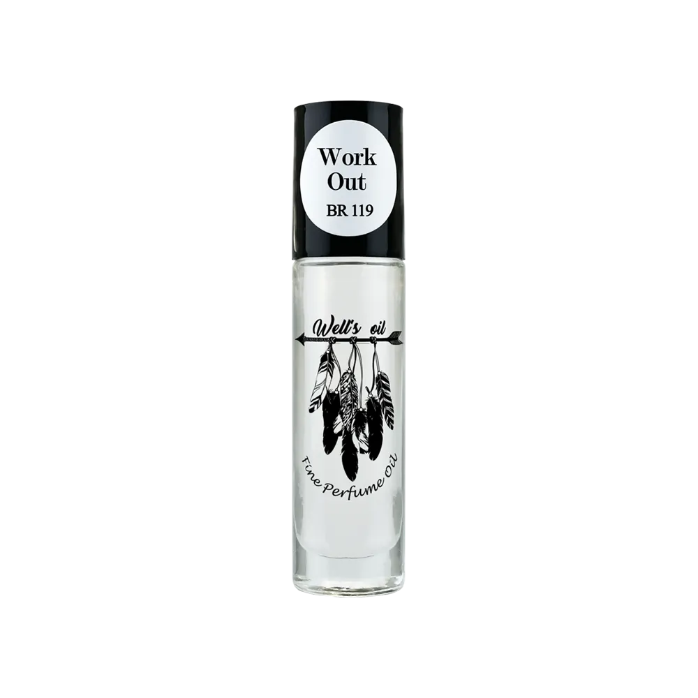 Perfume Roll-On Body Oil 10ml Work Out (1pce)