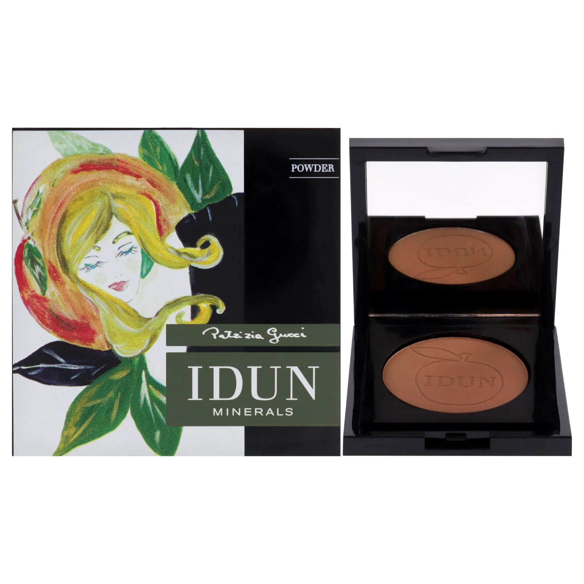 Pressed Powder - 536 Otrolig by Idun Minerals for Women - 0.12 oz Powder