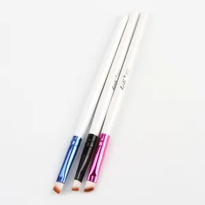 Random colors New Portable 1Pc Professional Angled Eyebrow Eye Liner Brow Brush Shader Makeup Brush Cosmetics Studio