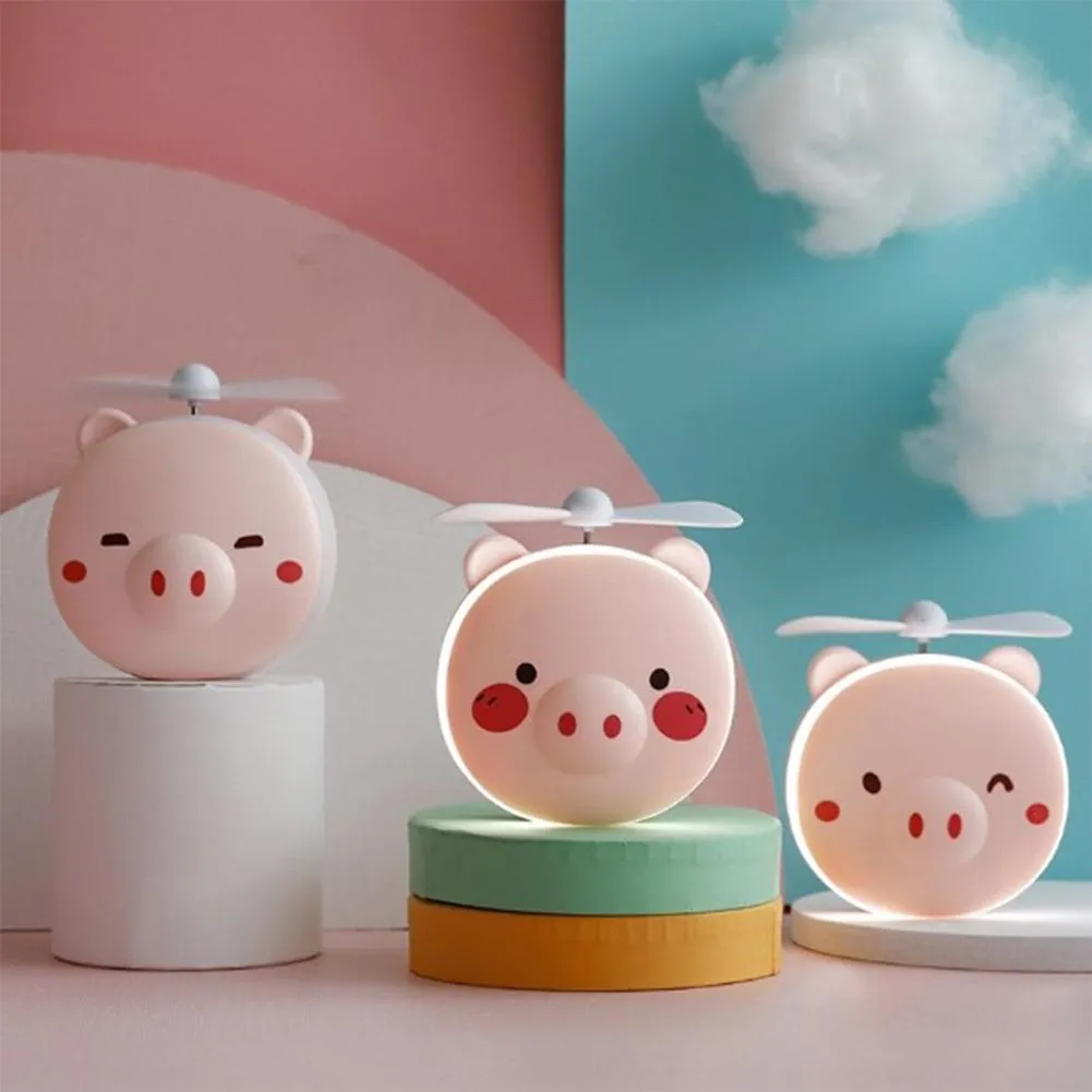 Rechargeable Piggy Mini Led Makeup Light Mirror