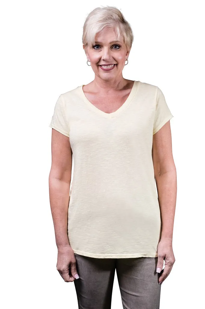 Remington V-Neck Cotton Tee (BSS177) - FINAL SALE